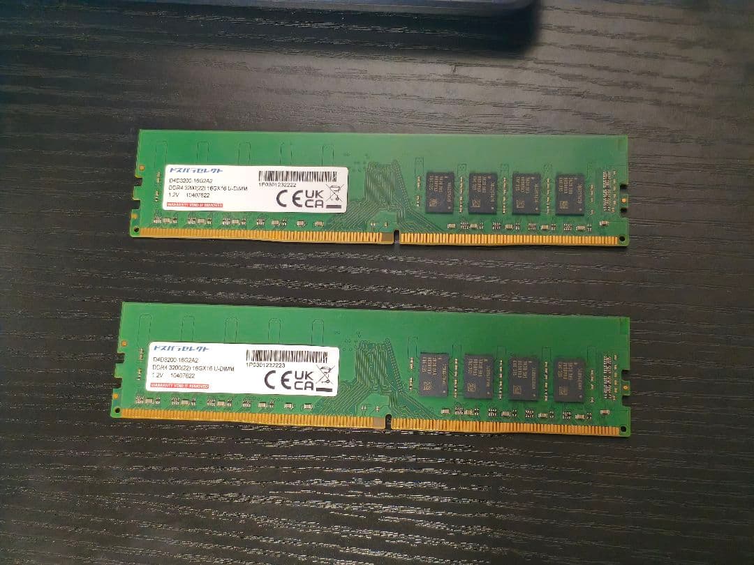 こ*う様 DDR4 16GB 3200MHz U-DIMM メモリ