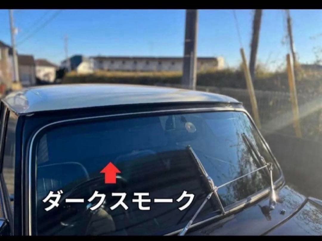 【新品】ローバーミニ用 アクリルサンバイザー マークⅢ 左右 ダークスモーク