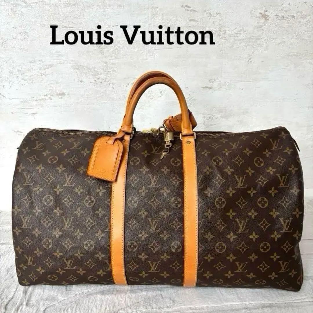 Louis Vuitton ヴィトン　キーポル55　ボストンバッグ モノグラム