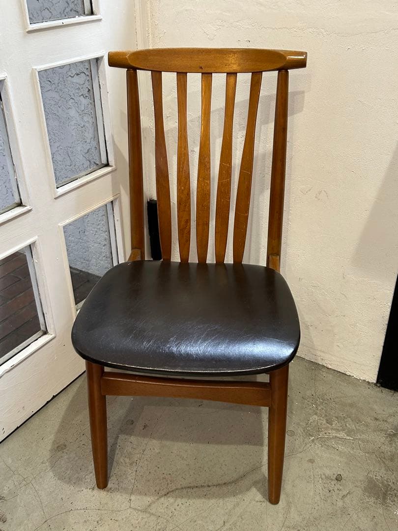 貴重!! 60s 70s ビンテージ 飛騨家具 日進木工　ウッドチェア ②