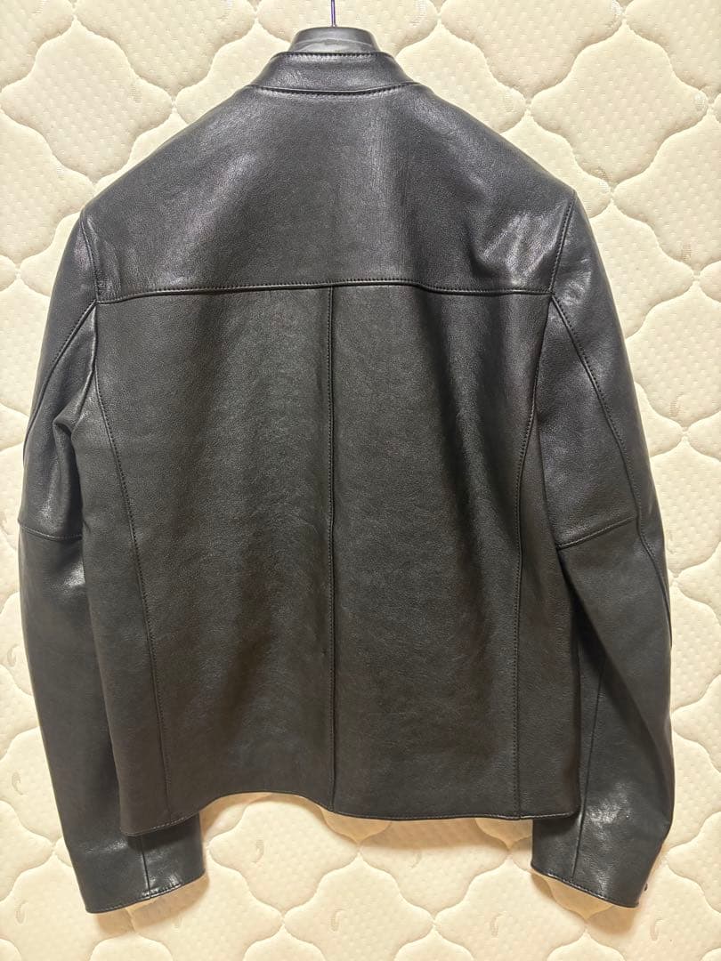 ブラックレザージャケット COACH保管袋付き