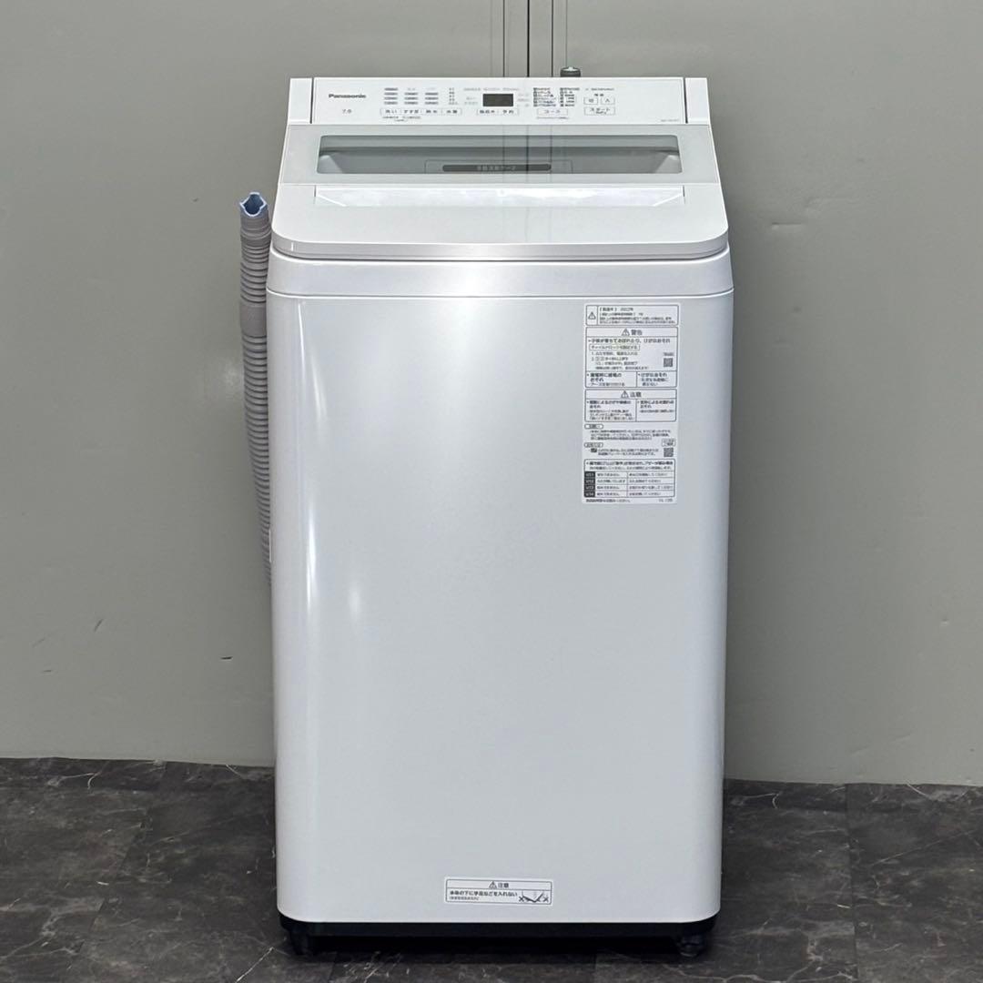 ∞送料込！設置対応◎2022年製パナソニック 7kg全自動洗濯機NA-FA7H1
