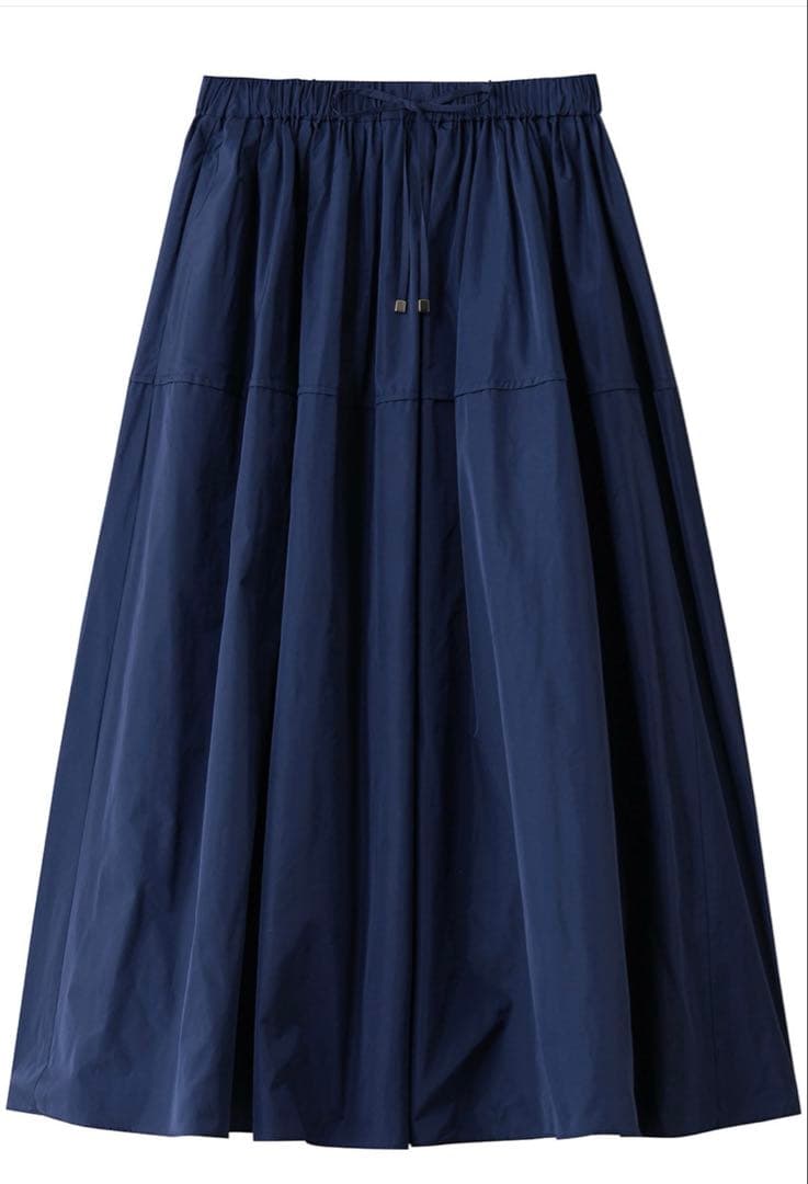 ebure 定番マイクロタフタイージーギャザースカート