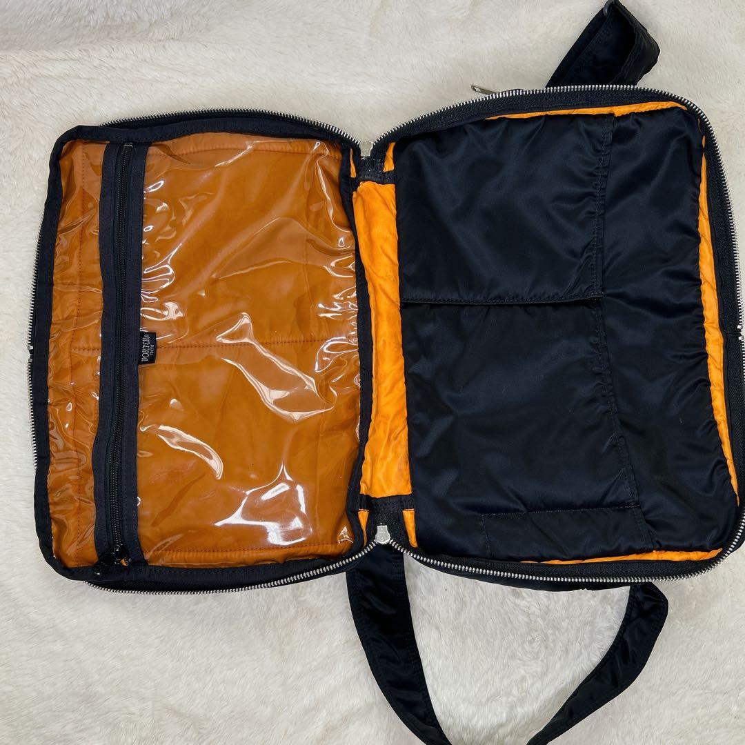 美品✨PORTER タンカー ショルダーバッグ (XL) ブラック ２層式 拡張