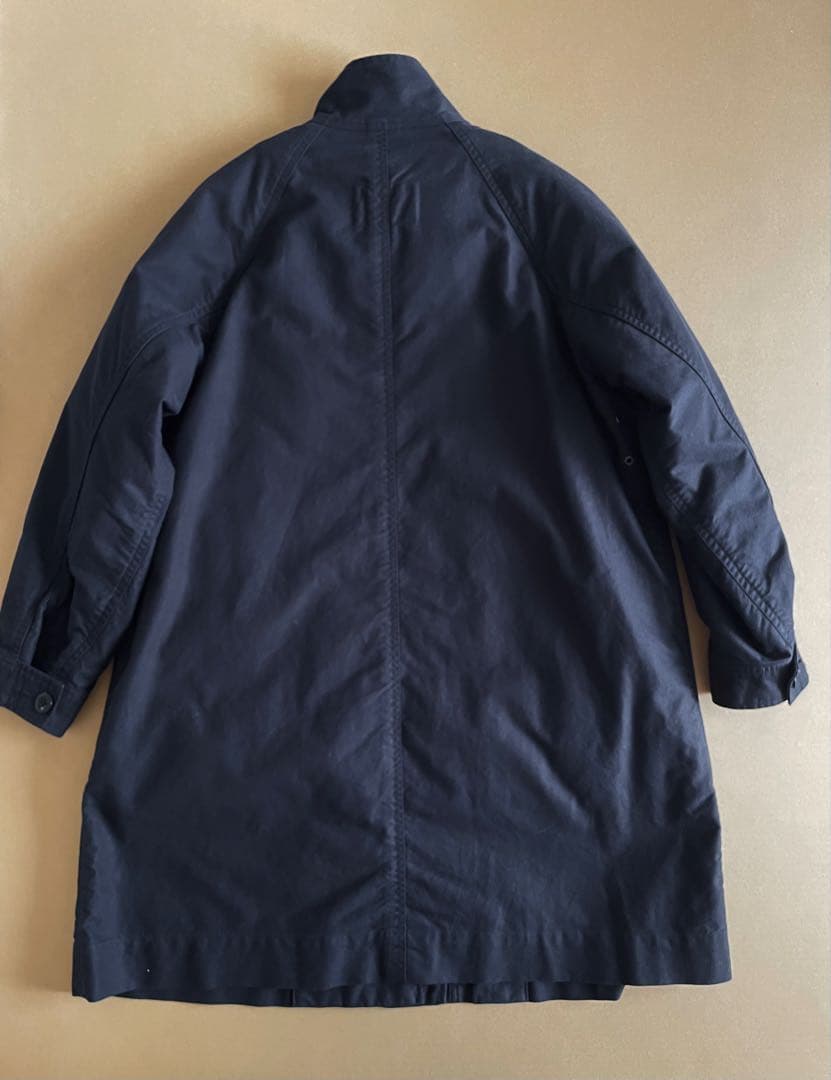 MHL.UNEVEN COTTON CANVAS ステンカラーコート