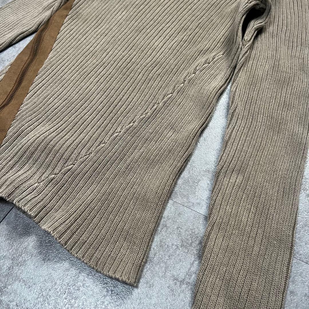 トップス MORGAN HOMME gimmick ds zip up knit