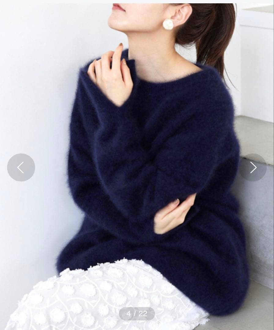 IENA fluffyファー プルオーバー