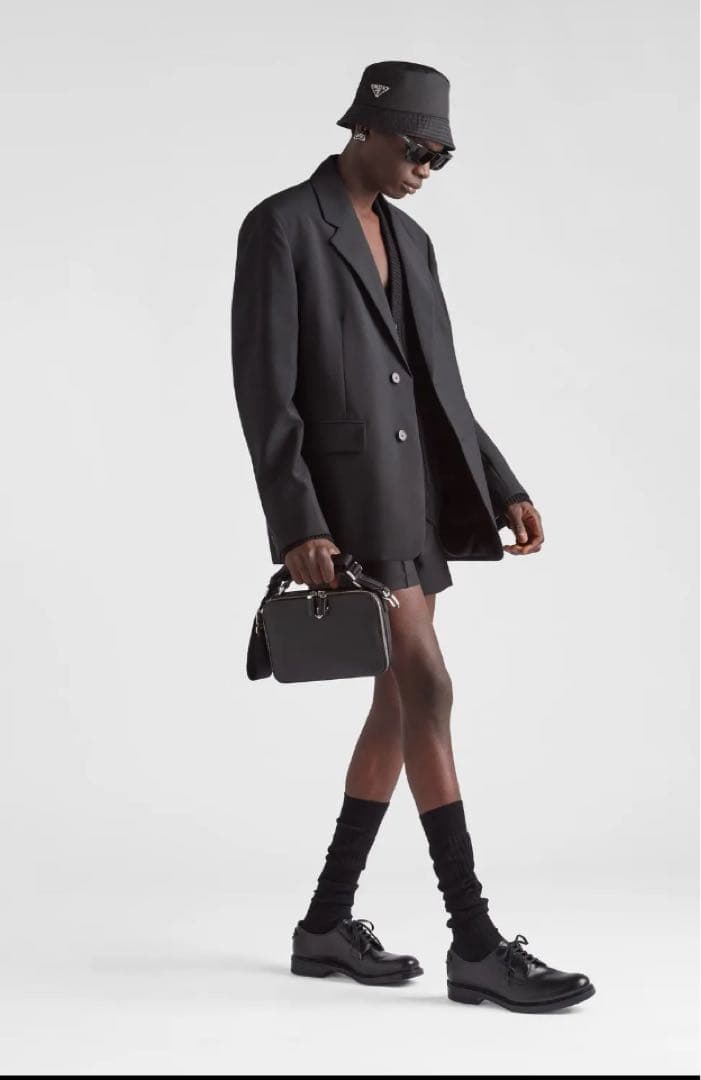 PRADA プラダ ブラック ショルダーバッグ バッグ 美品 男女兼用