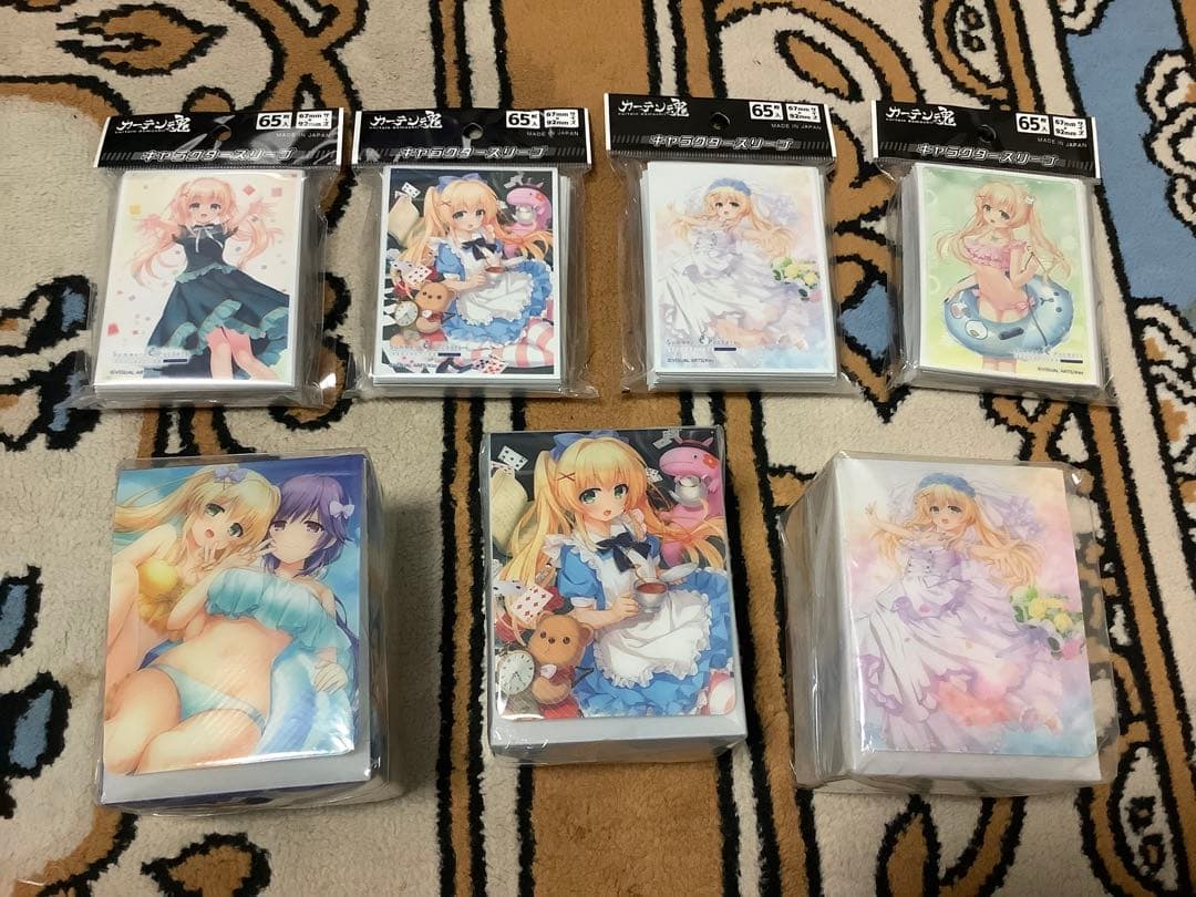 う*ゃ様 紬ヴェンダース スリーブ4種デッキケース3種セット サマポケ