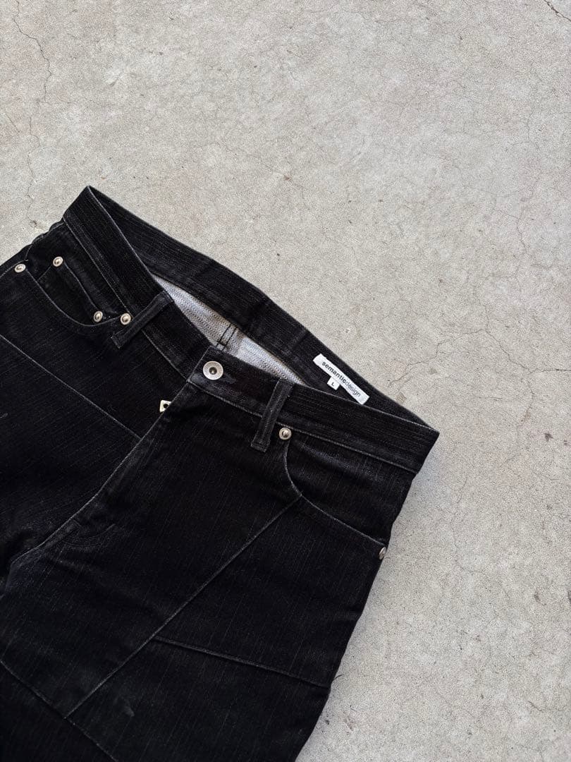 00s archive デザイン フレアパンツ y2k ブーツカット