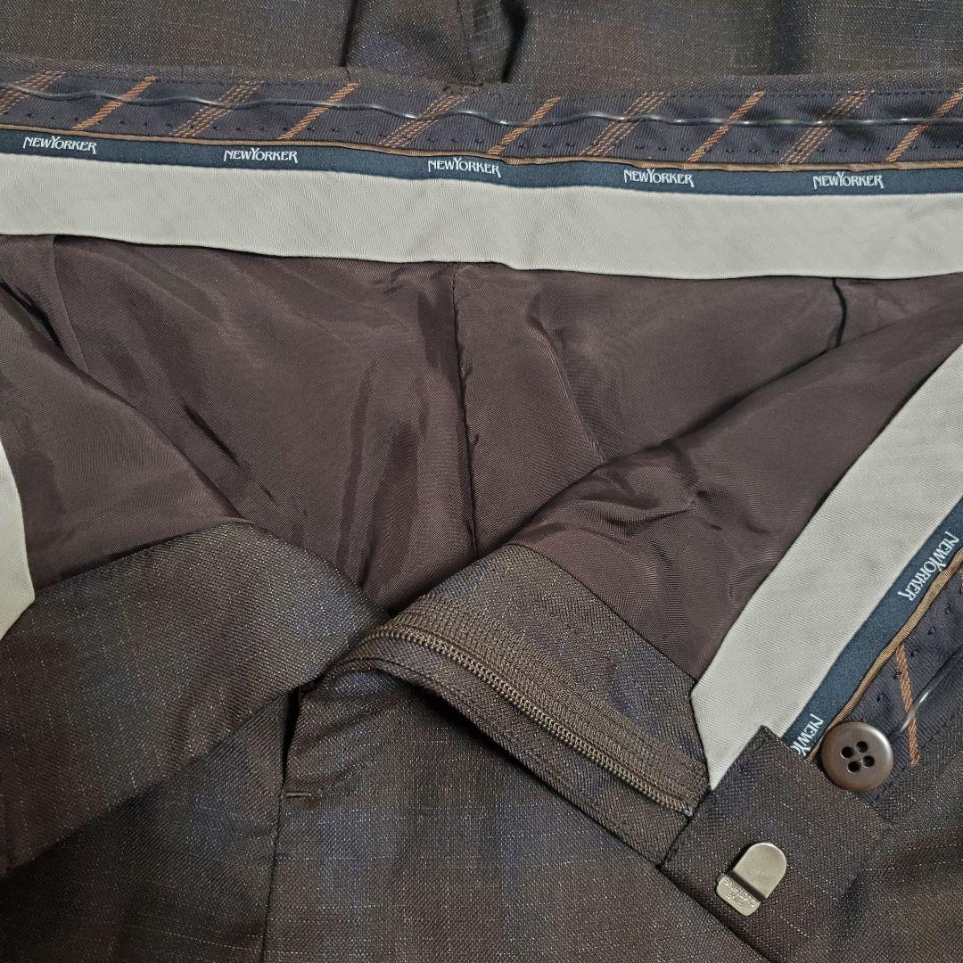【新品未使用】【大きいサイズ】【高級感✨】ニューヨーカー　スーツ　上下セット