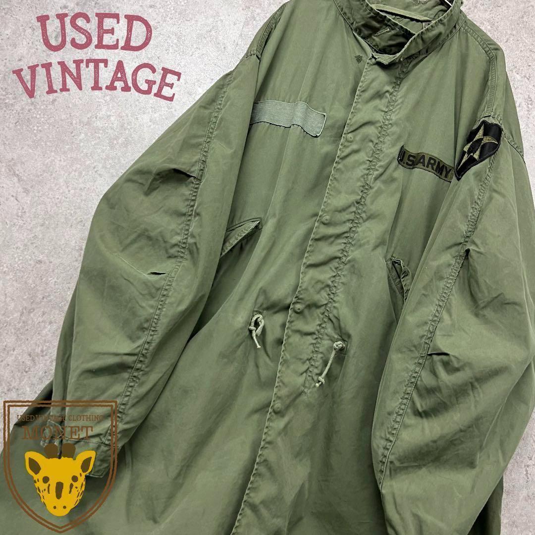 80s☆米軍 実物【M65 フィールドパーカー ミリタリー】メンズXL程