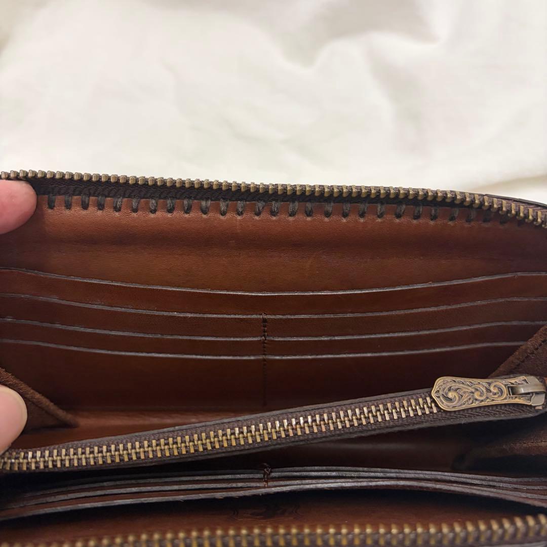 【FUNNY クロコダイル　ホーンバック】チャーリーズウォレット　ファニー