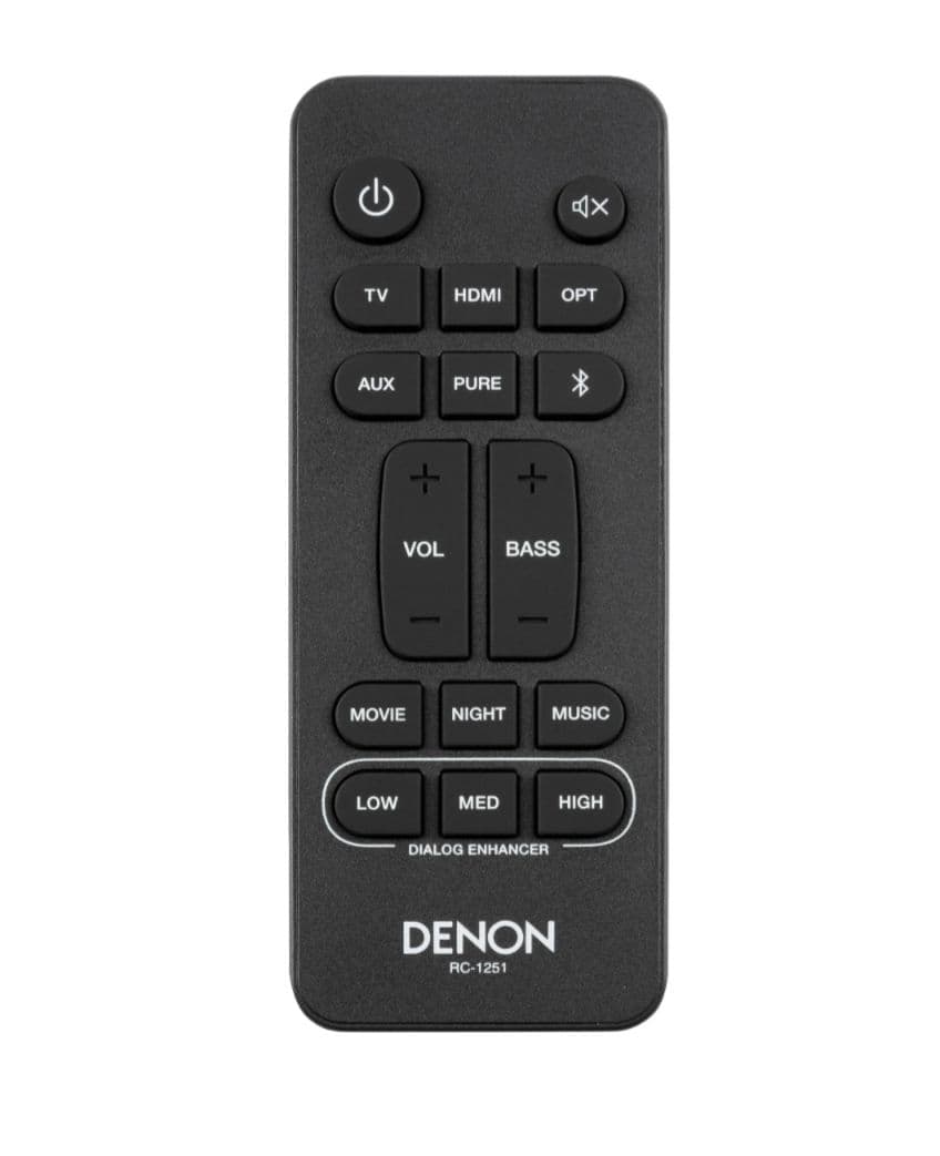 DENON DHT-S218 サウンドバー ブラック　2025年製