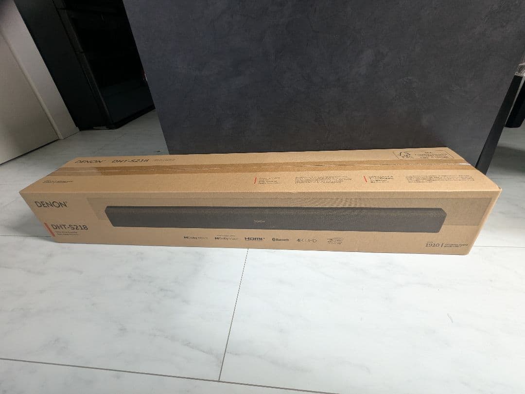 DENON DHT-S218 サウンドバー ブラック　2025年製