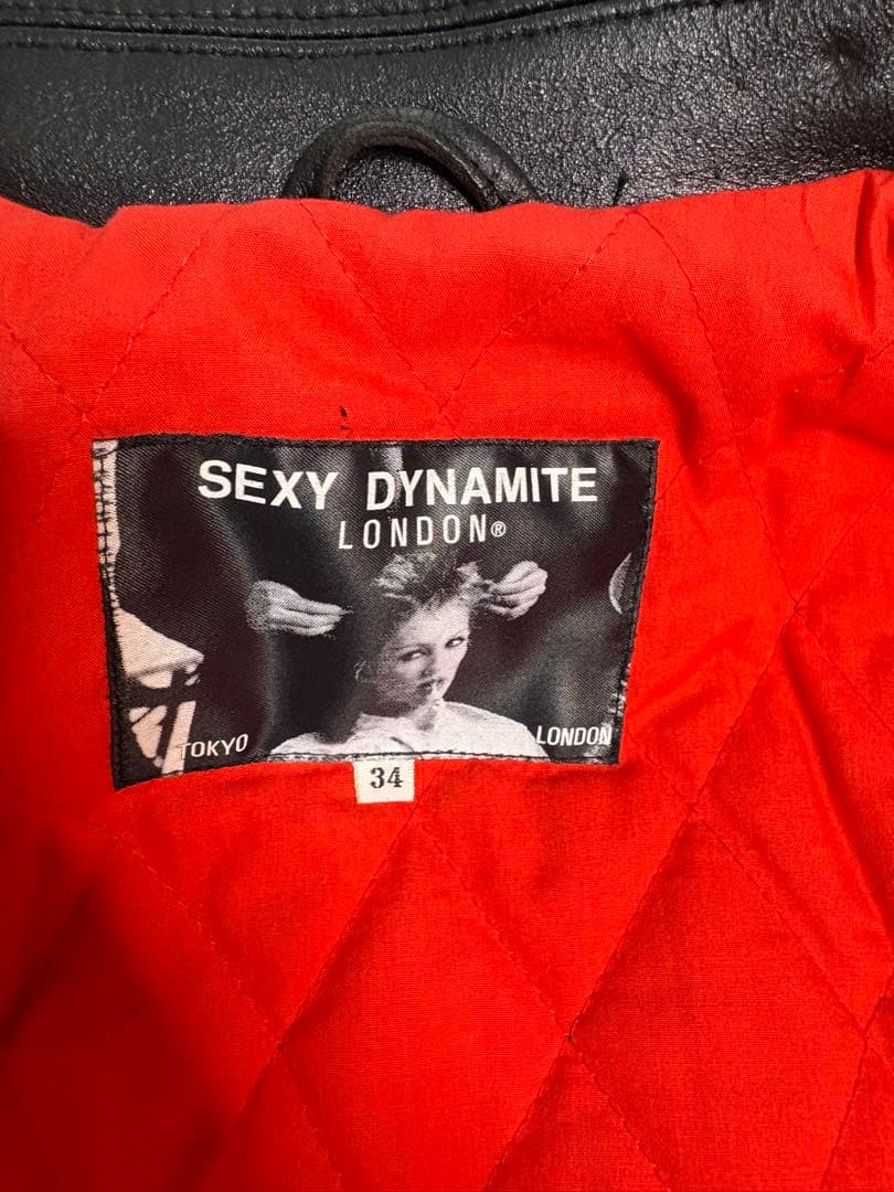 SEXY DYNAMITE LONDON シングルライダースジャケット　試着のみ