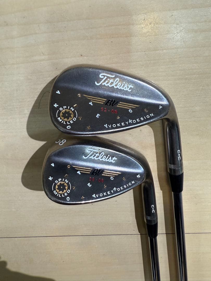 【レア刻印】タイトリスト ボーケイ・スピンミルド C-C 52°/58° 2本
