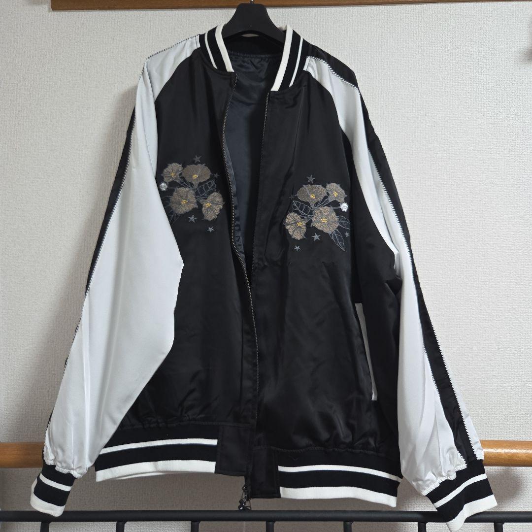 【半額以下】新品 CONVERSE TOKYO スカジャン 刺繍　花柄 男女兼用