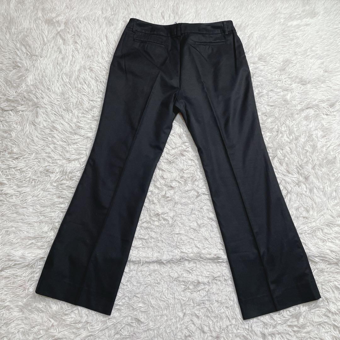 大きいサイズ　インディヴィ　パンツスーツ　セットアップ　ブラック　48