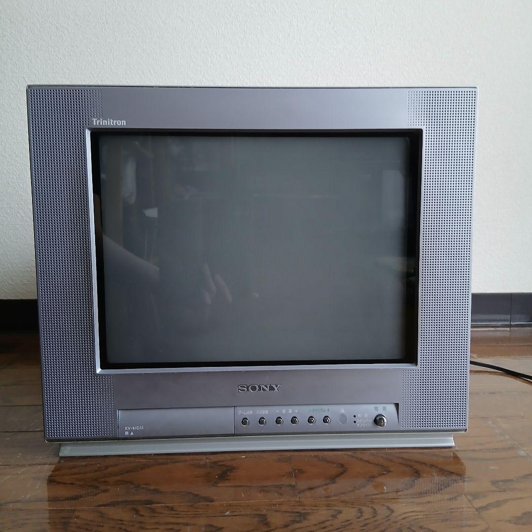 SONY Trinitron フラットブラウン管テレビ　14型　　　02年型