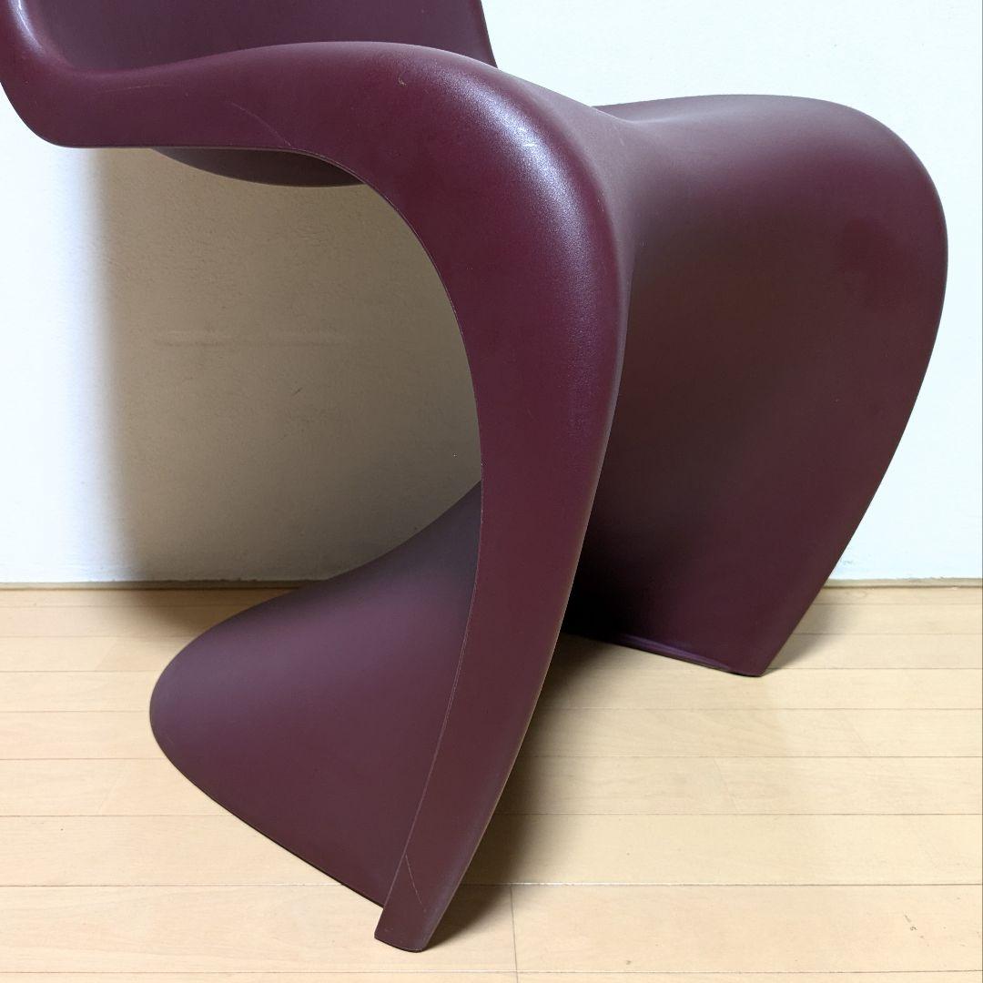 美品 Vitra パントンチェア ポリプロピレン ボルドー 2