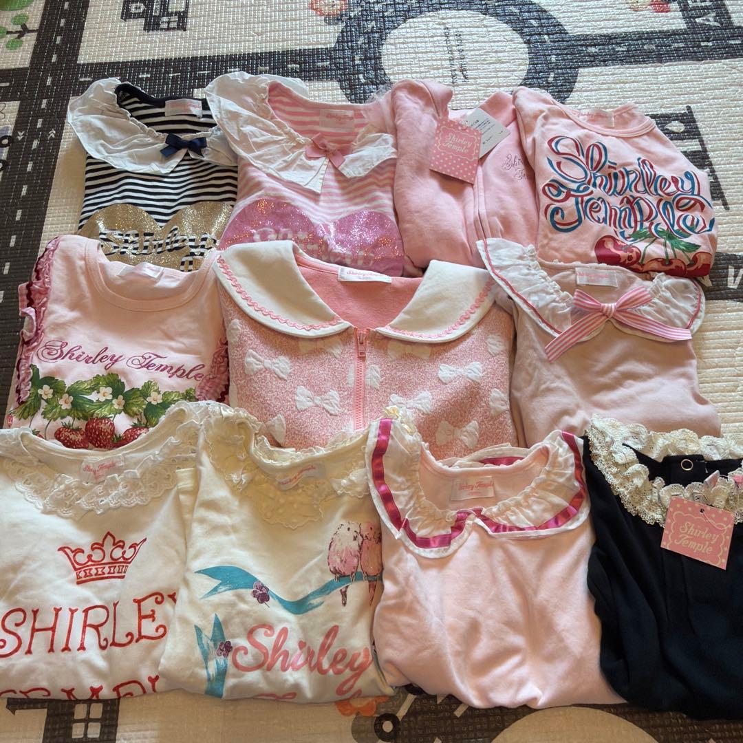 シャーリーテンプル　まとめ売り　ロンT いちご　リボン