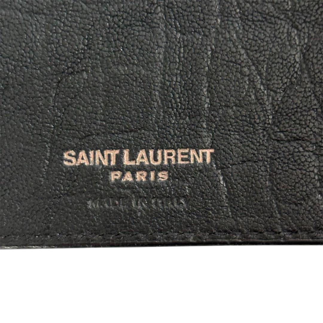 YSL イヴサンローラン マネークリップ カサンドラロゴ ブラック