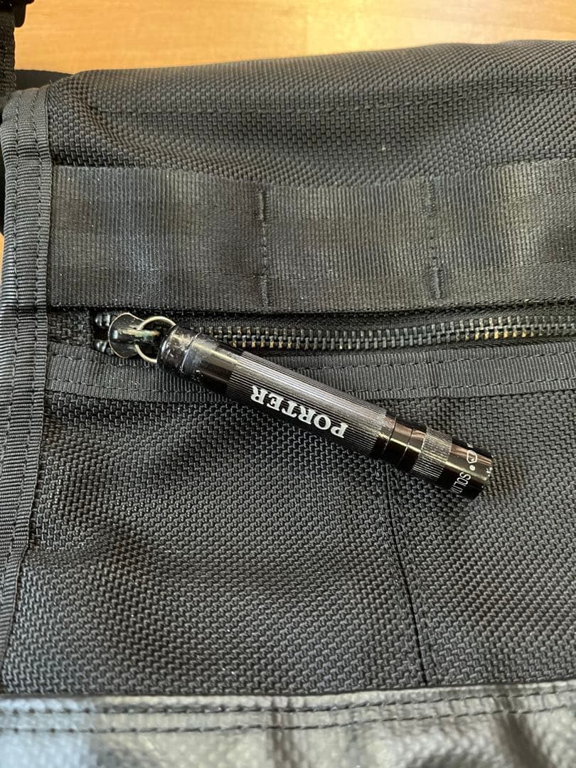 porter ポーター　ヒート　メッセンジャーバッグ ブラック