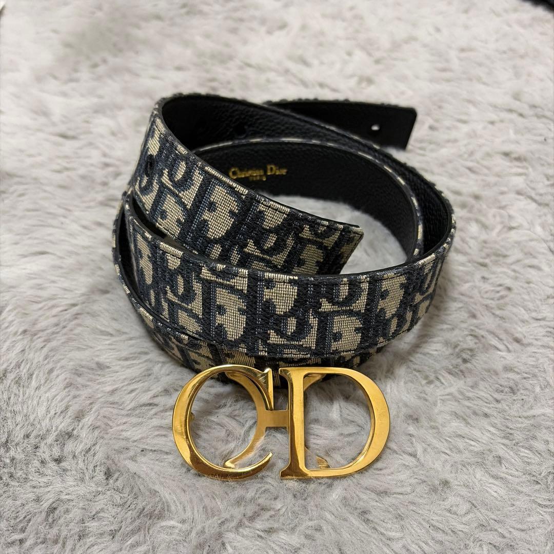 Dior オブリーク柄 ベルト