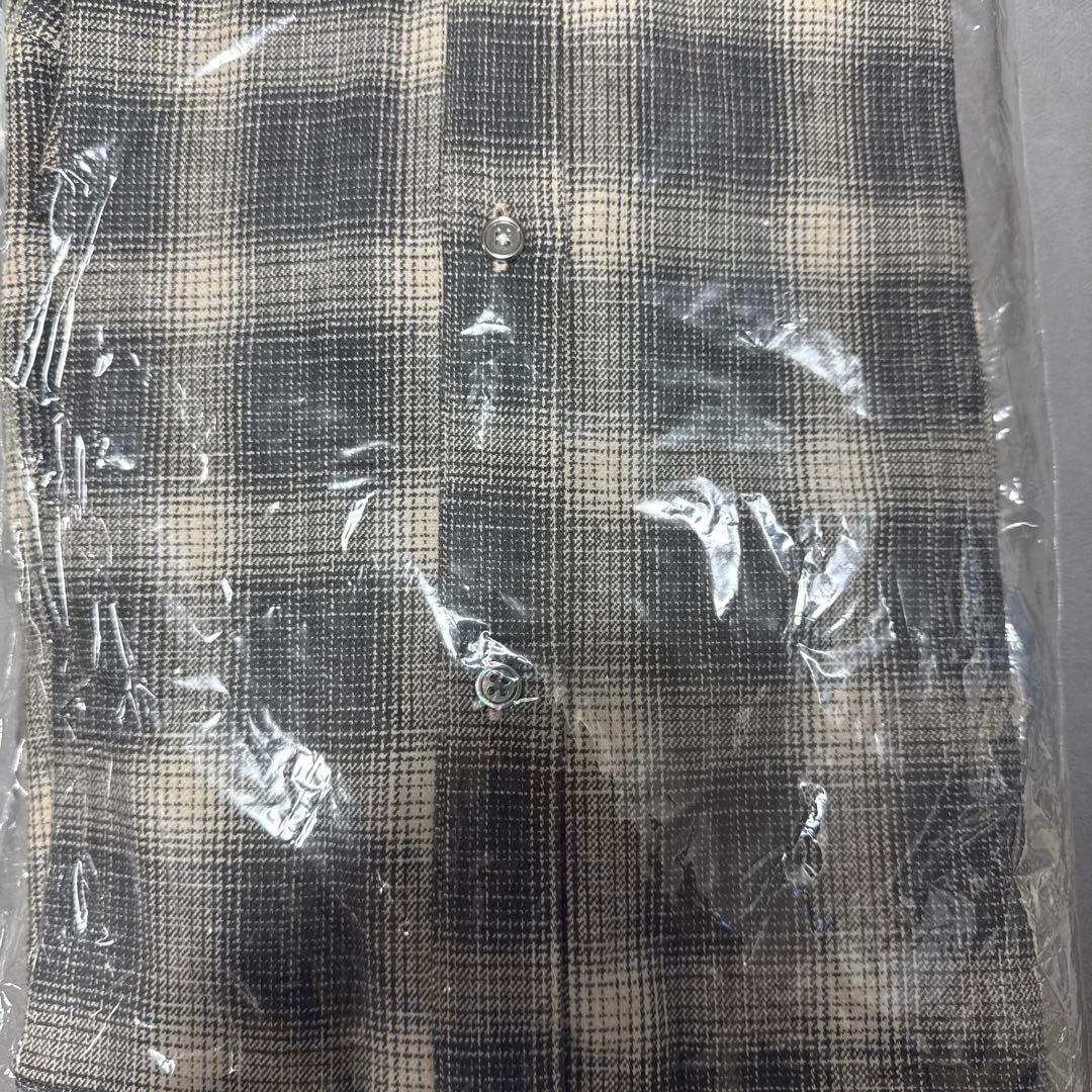 トップス tatoo studio yamada OMBRE CHECK SHIRTS L