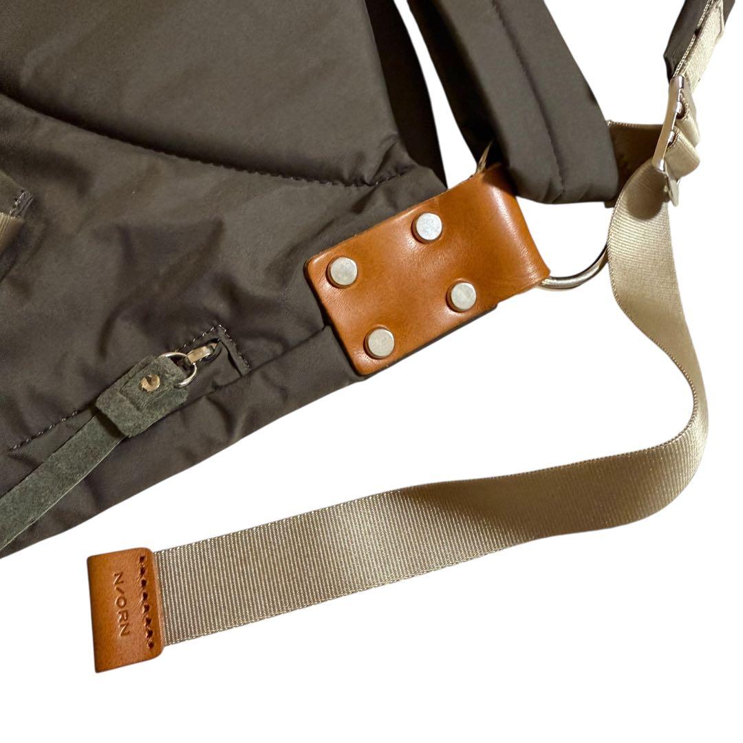 【aky様】 N/ORN ノルン 抱っこバッグ チャコールブラウン ショルダー付
