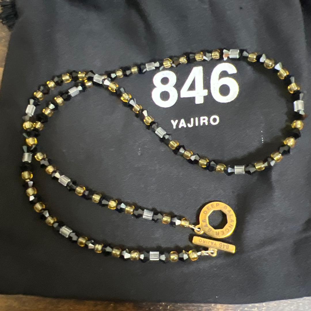 846 YAJIRO ネックレス 黒金