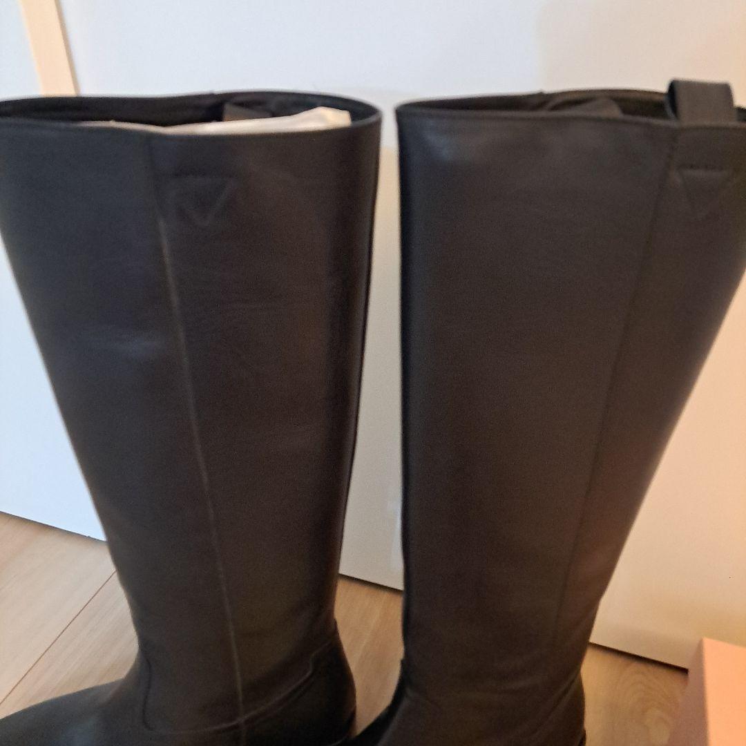 FABIO RUSCONI ブラックロングブーツ　サイズ39