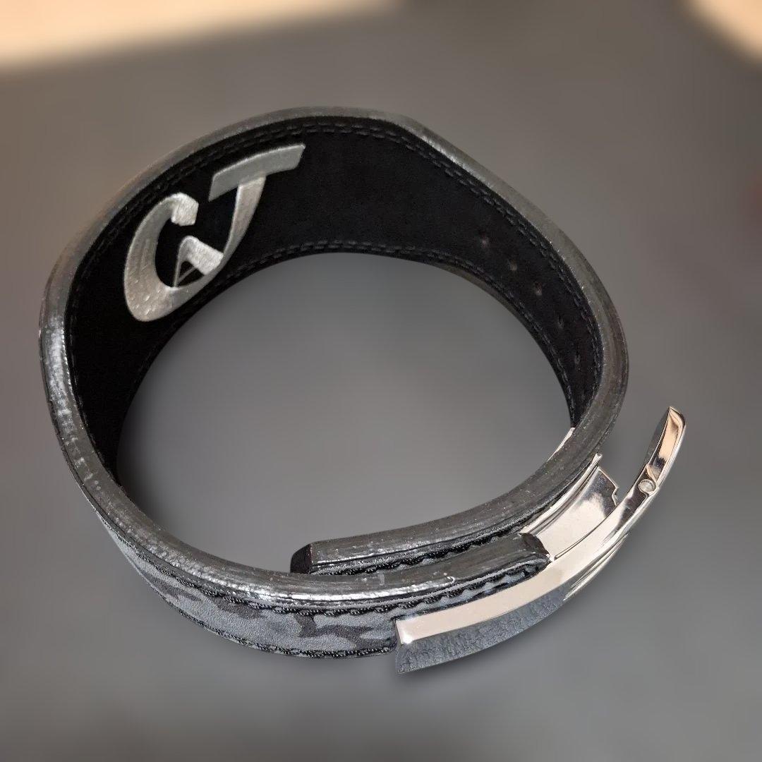 カービィJURASSICオリジナルレザーベルトS / グレー迷彩