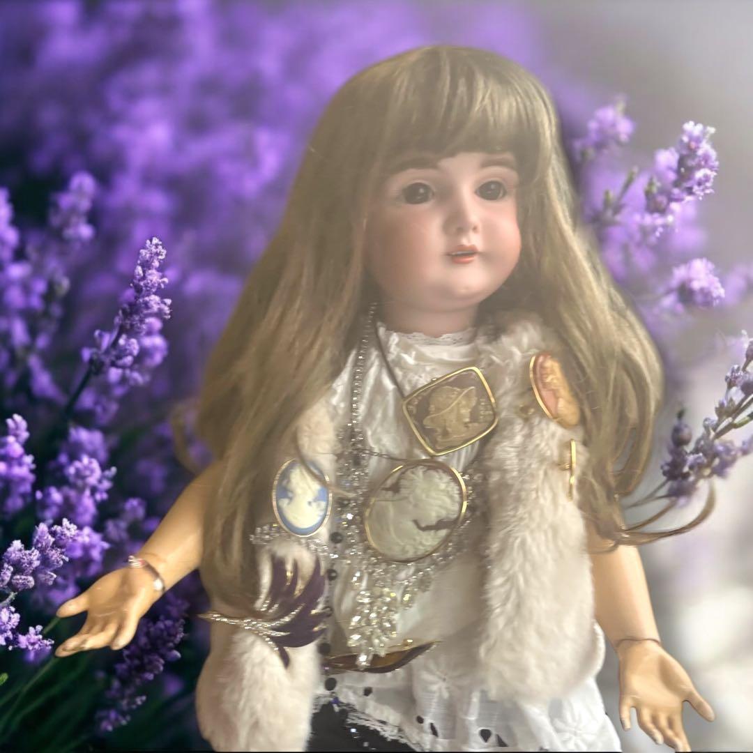 まるこ アンティーク ビスクドール ケストナー 164 シェルカメオ