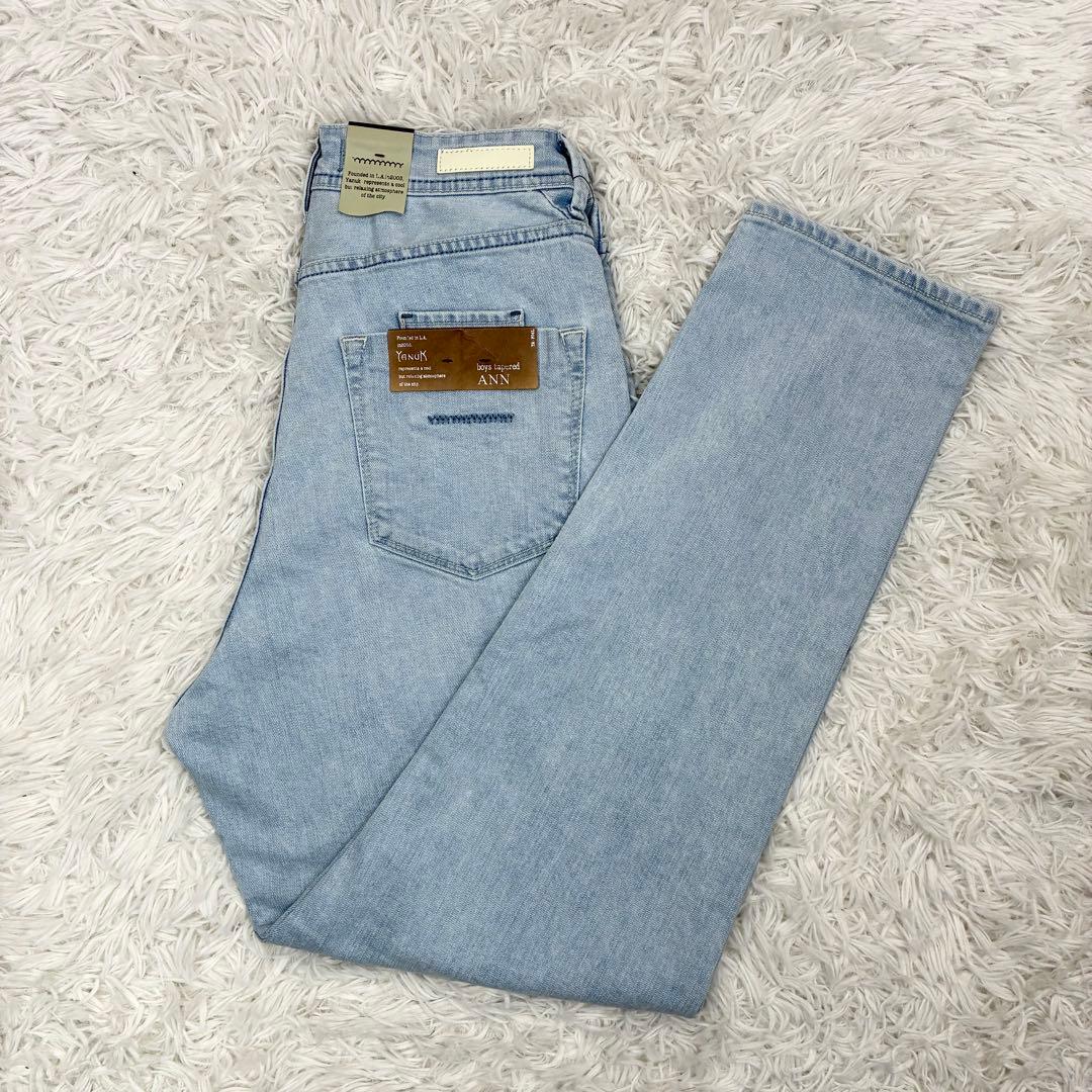 【タグ付き】 ヤヌーク ANN ボーイズテーパード 27 ストレッチ 未使用品