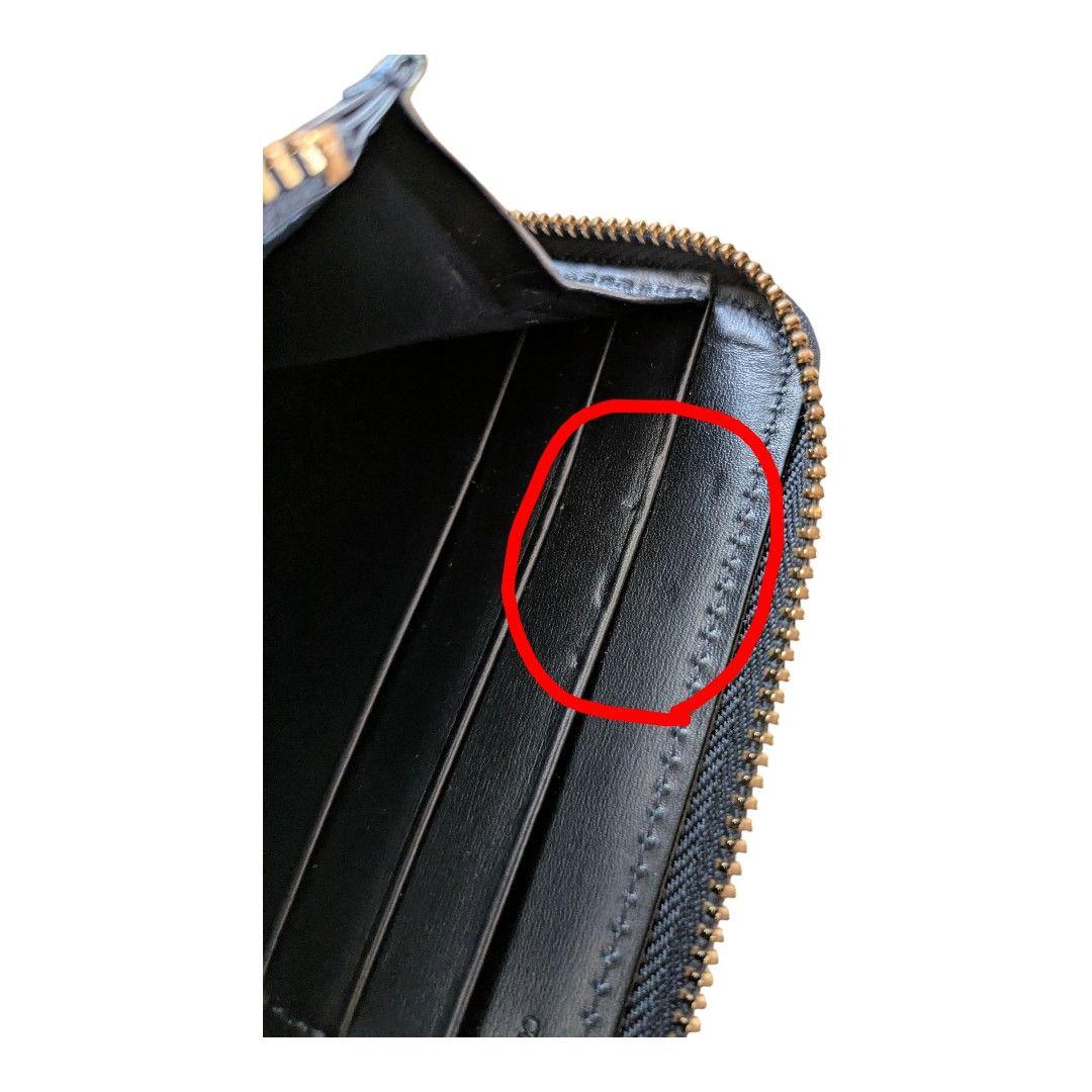 【最終価格】ココマイスター　長財布　ネイビー　クリスペルカーフ