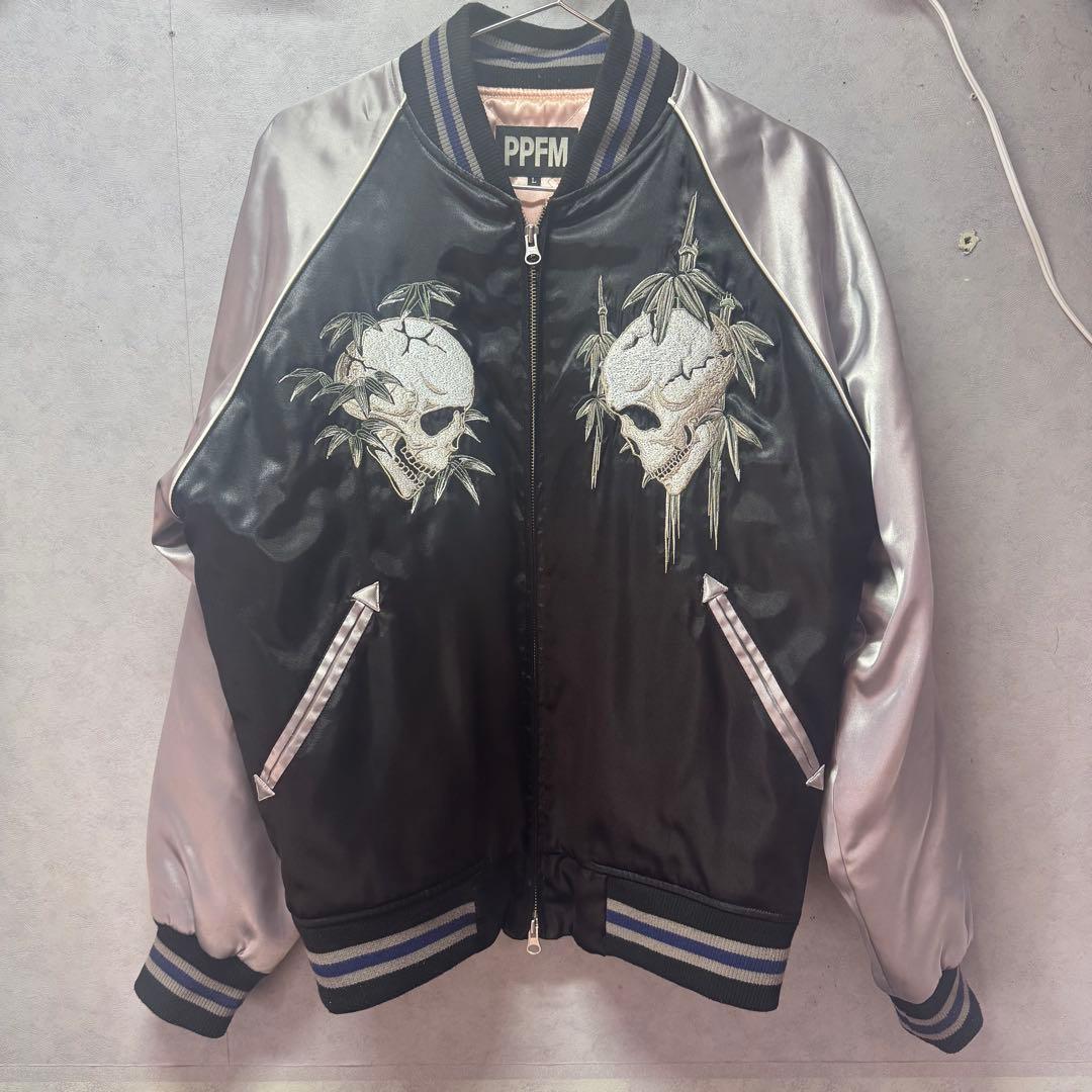✨️レア物✨️PPFM スカル刺繍 スカジャン Lサイズ