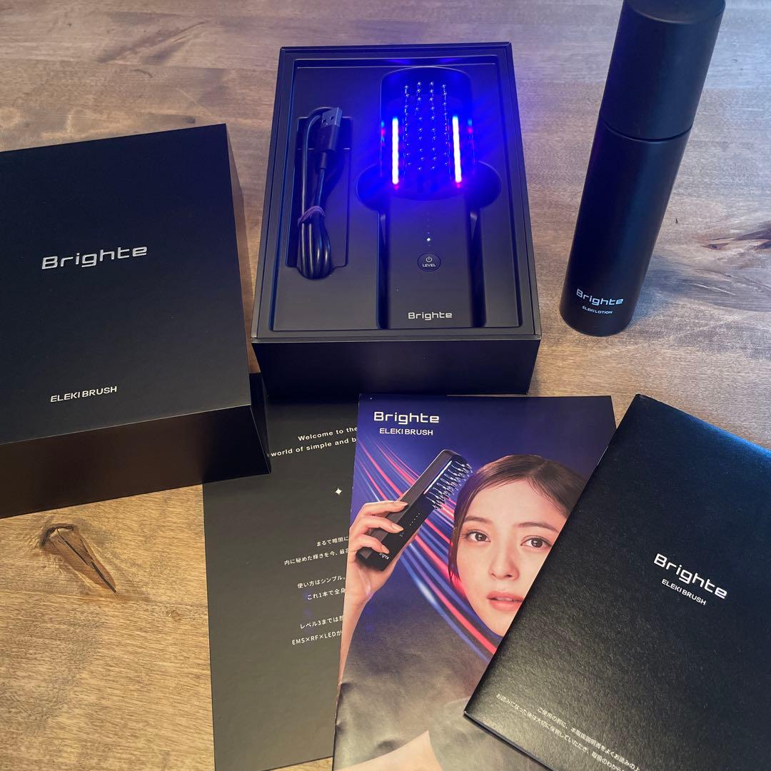 佐々木希　Brighte エレクトリックブラシとエレキローション