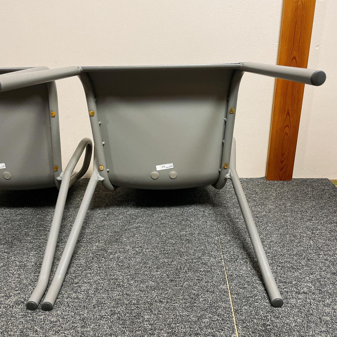 希少　IKEA TUNHOLMEN ガーデンチェア 2脚セット アルミ