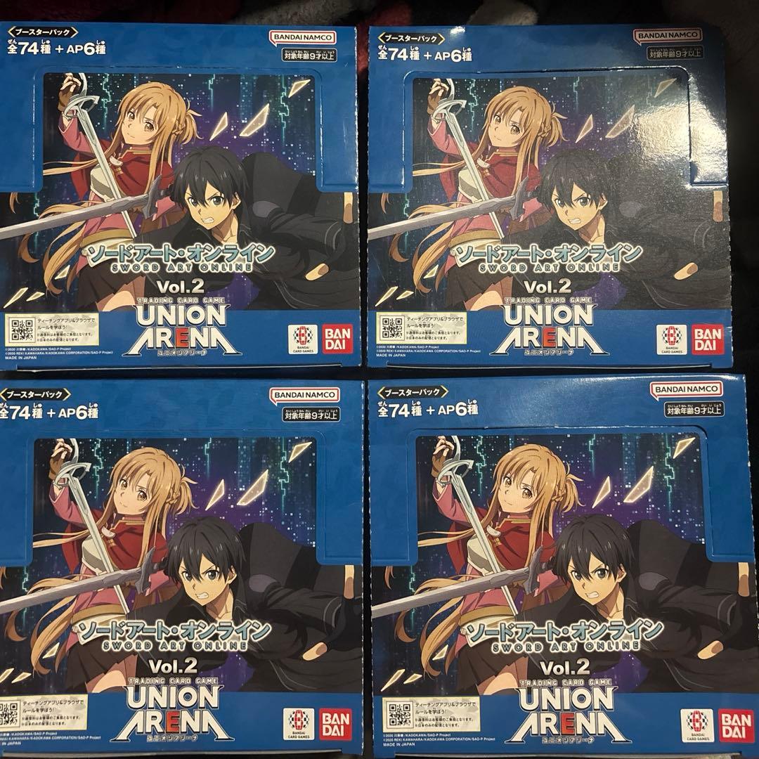 ソードアートオンラインUNION ARENA Vol.2 ユニアリsao未開封