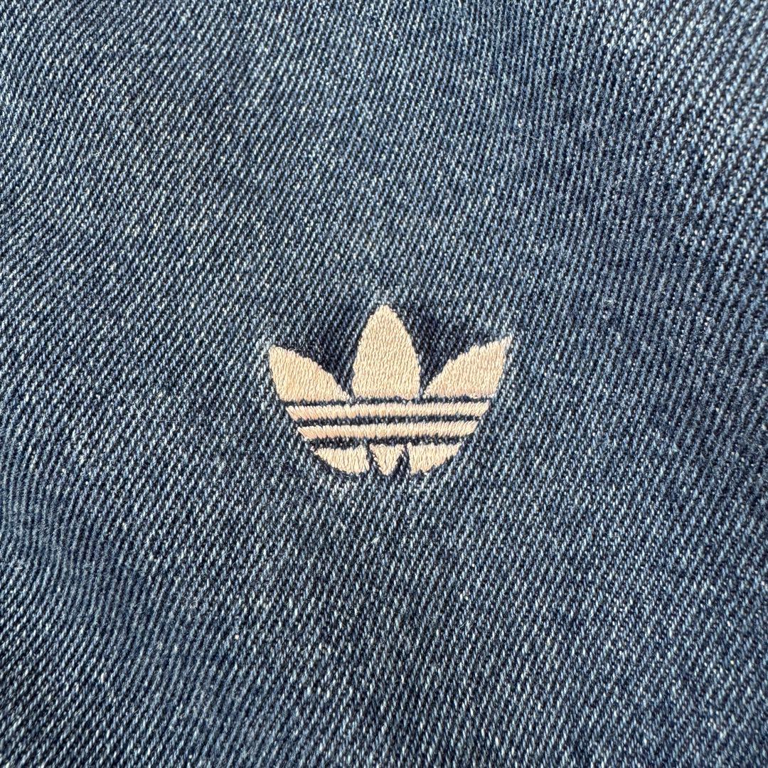 adidas アディダス トラックジャケット デニム ブルー ファイヤーバード