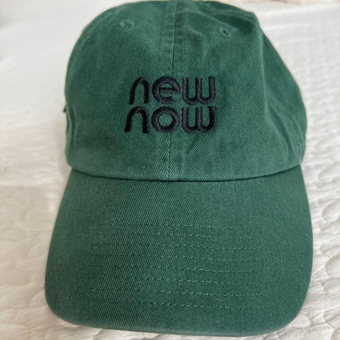 newnow キャップ　グリーン