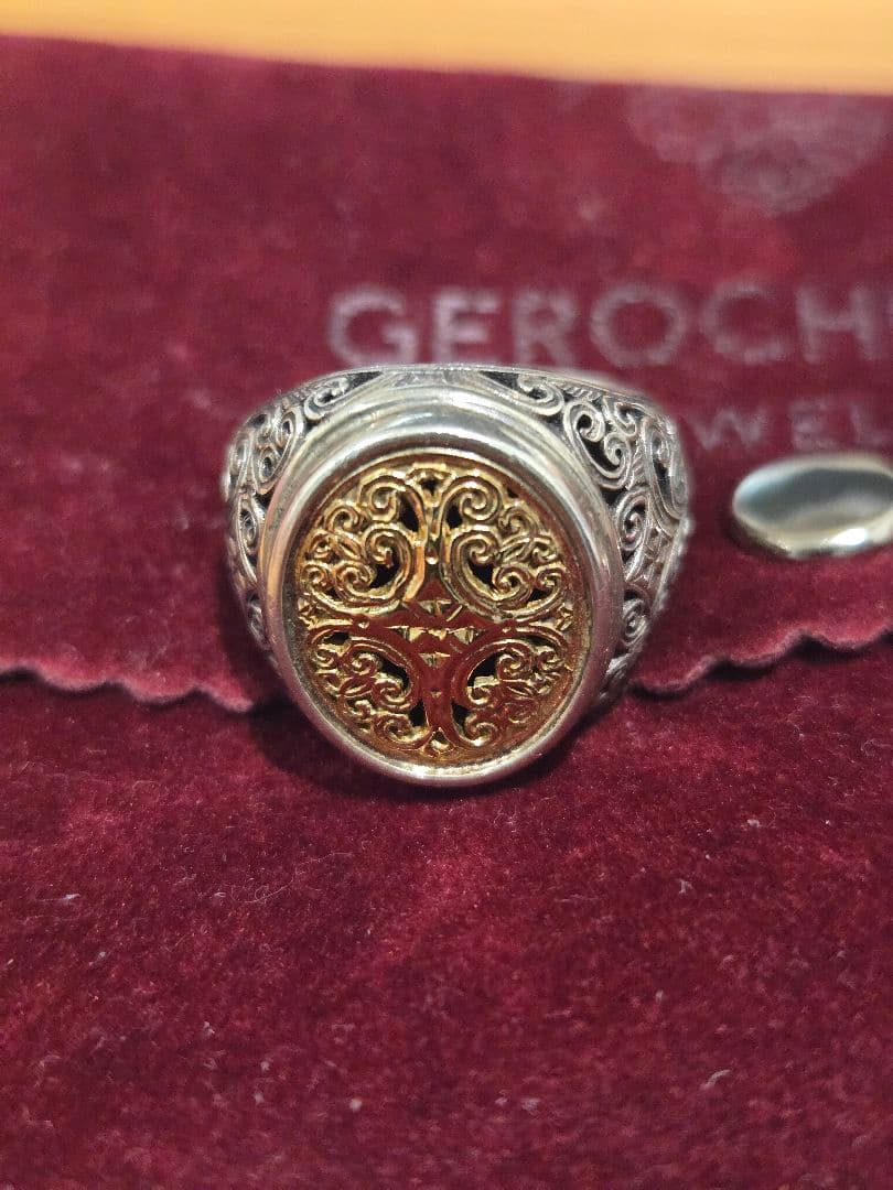 最終価格！GEROCHRISTO シルバーリング　925 k18