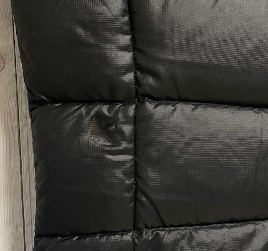 ノースフェイス　ダウンベスト　700フィル　レディースXL　95ブラック黒　古着