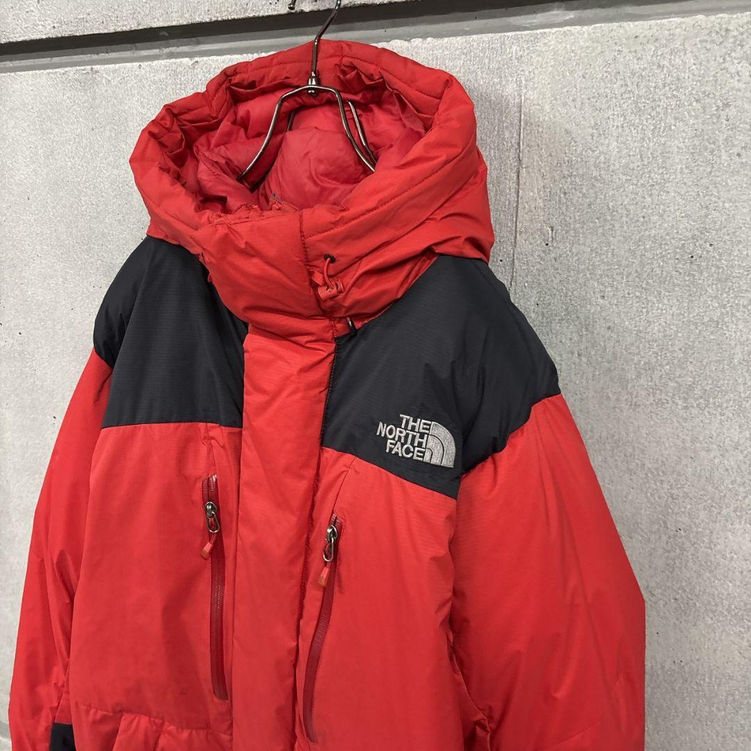 ノースフェイス　ダウンコートHYVENT レッド　メンズXL