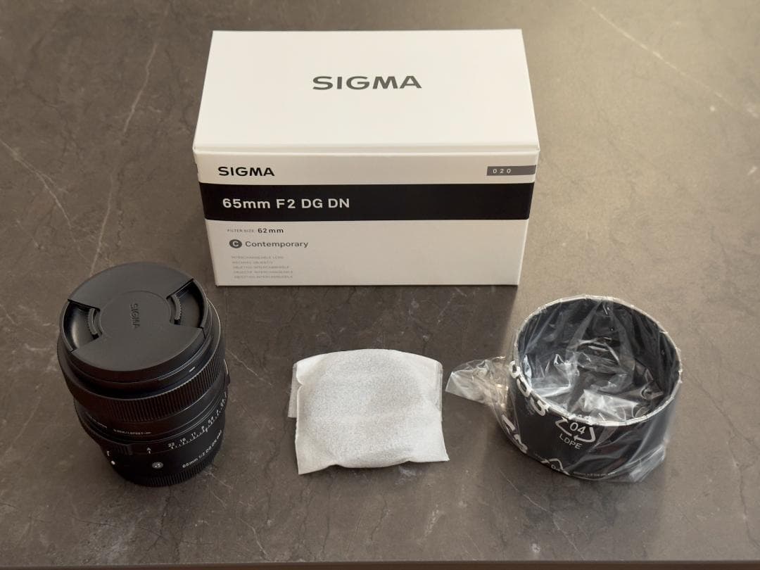 シグマ SIGMA 65mm F2 DG DN レンズ SONY Eマウント用