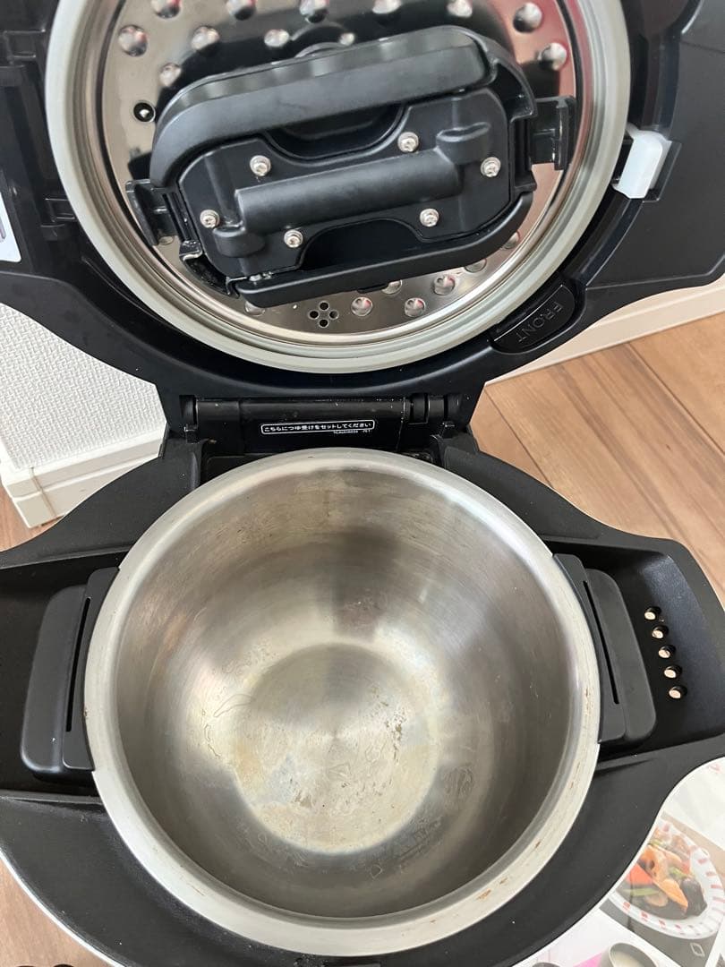 超お得SHARP HEALSIO 電気圧力鍋 ホットクック　KN-HW16E-W