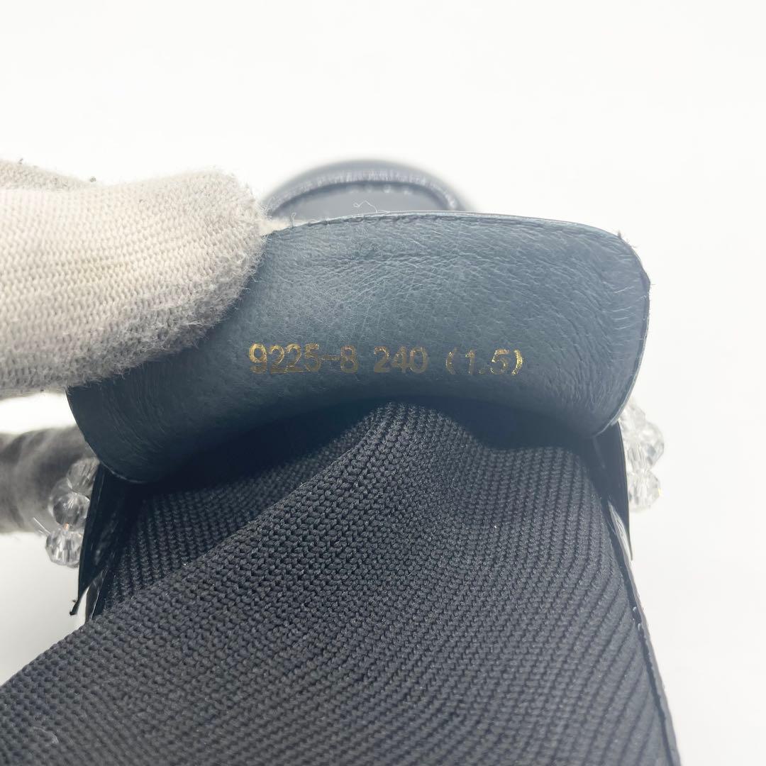 【極美品】STACCATO スタッカート フローラローファーコンビブーツ 黒