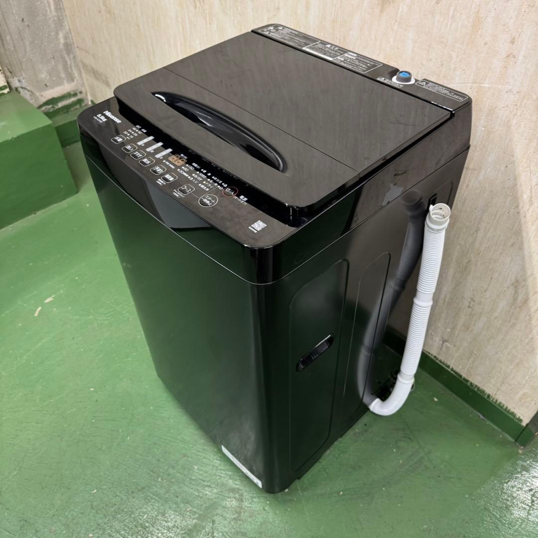 215 ブラックカラー冷蔵庫　洗濯機　セット　24年製　小型　一人暮らし　最新